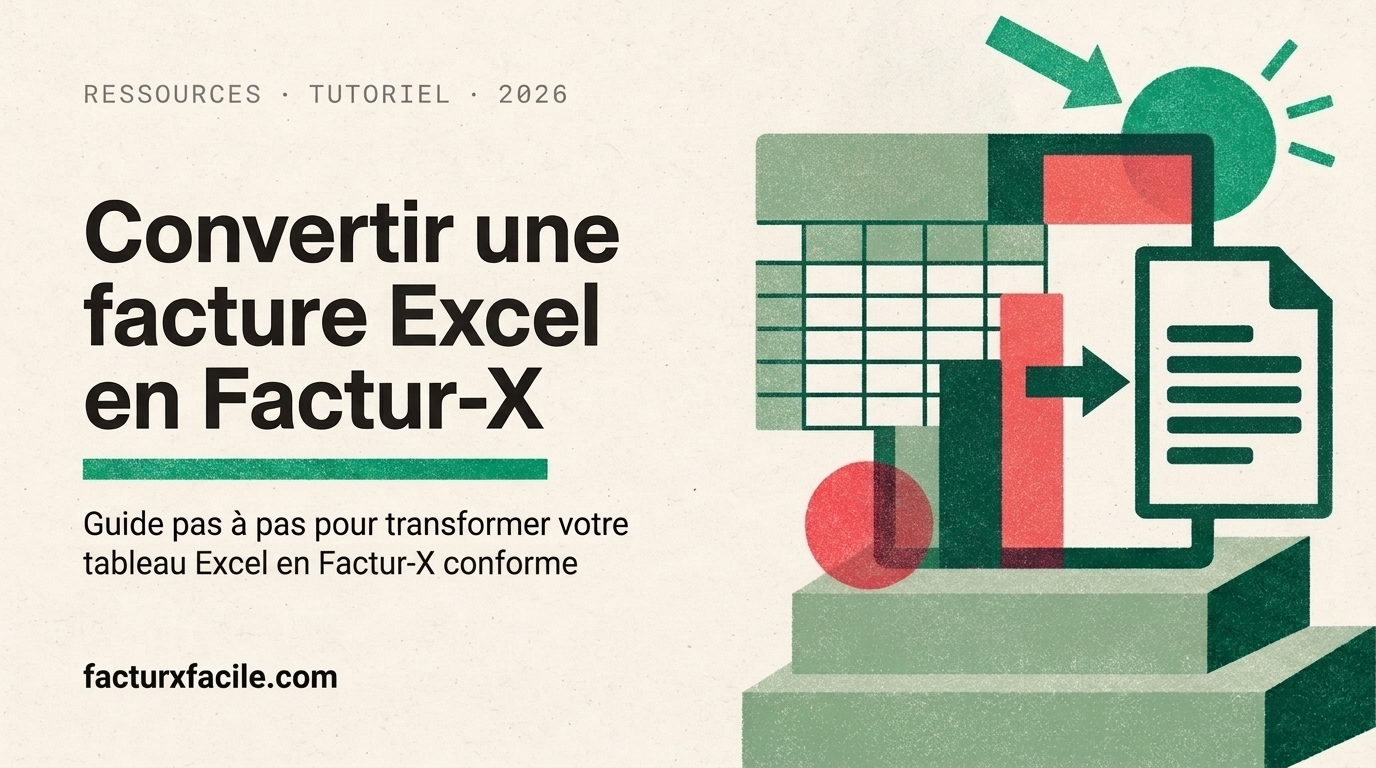 Convertir une facture Excel en Factur-X