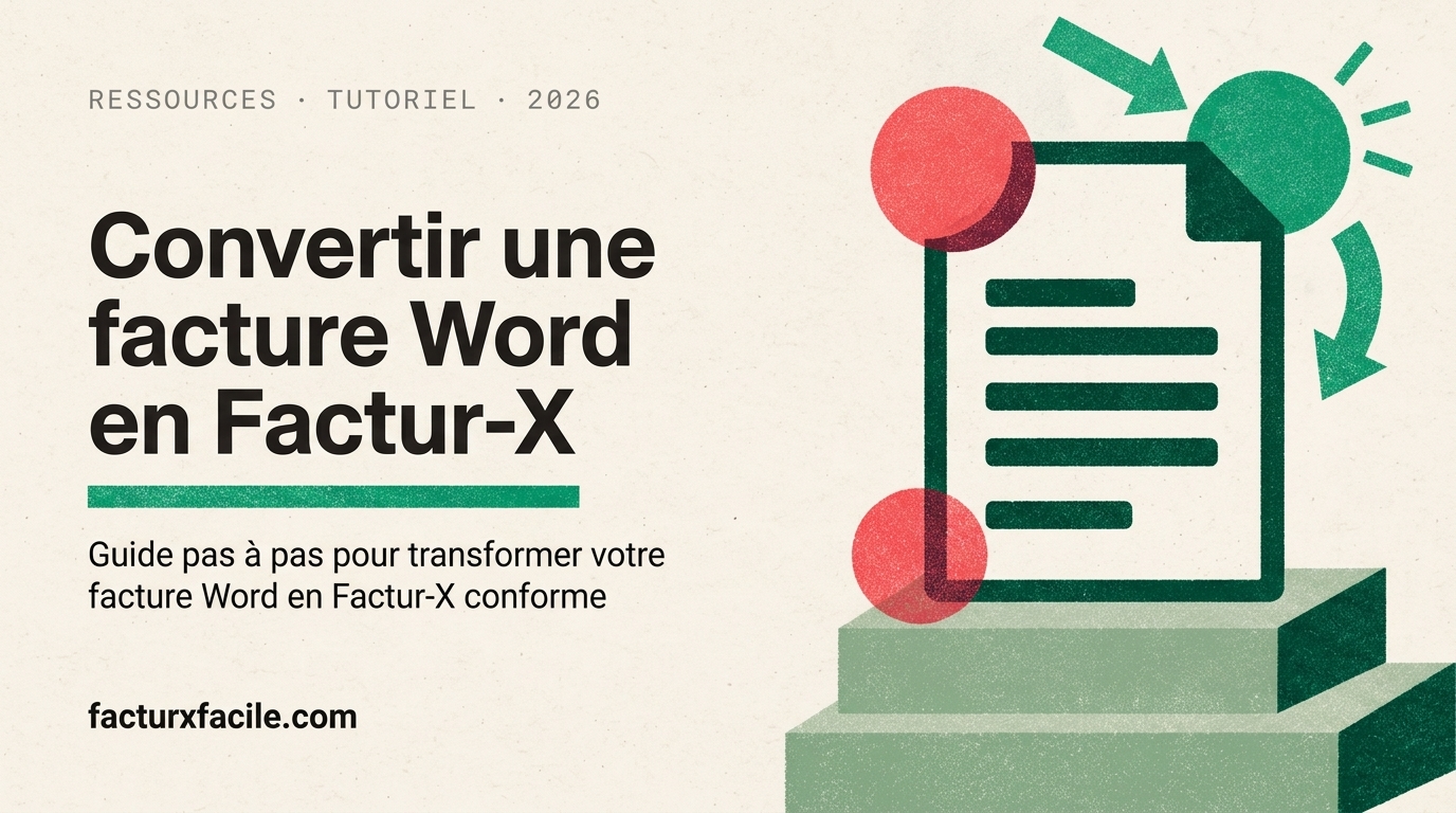 Convertir une facture Word en Factur-X